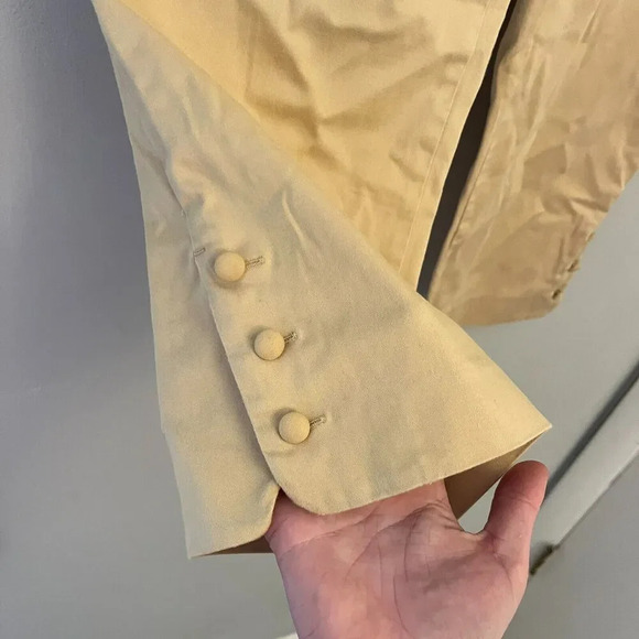 Lilly Pulitzer Womens Beige Palm Beach Fit Pants 4 Straight Side Zip Flat Front - Picture 9 of 12